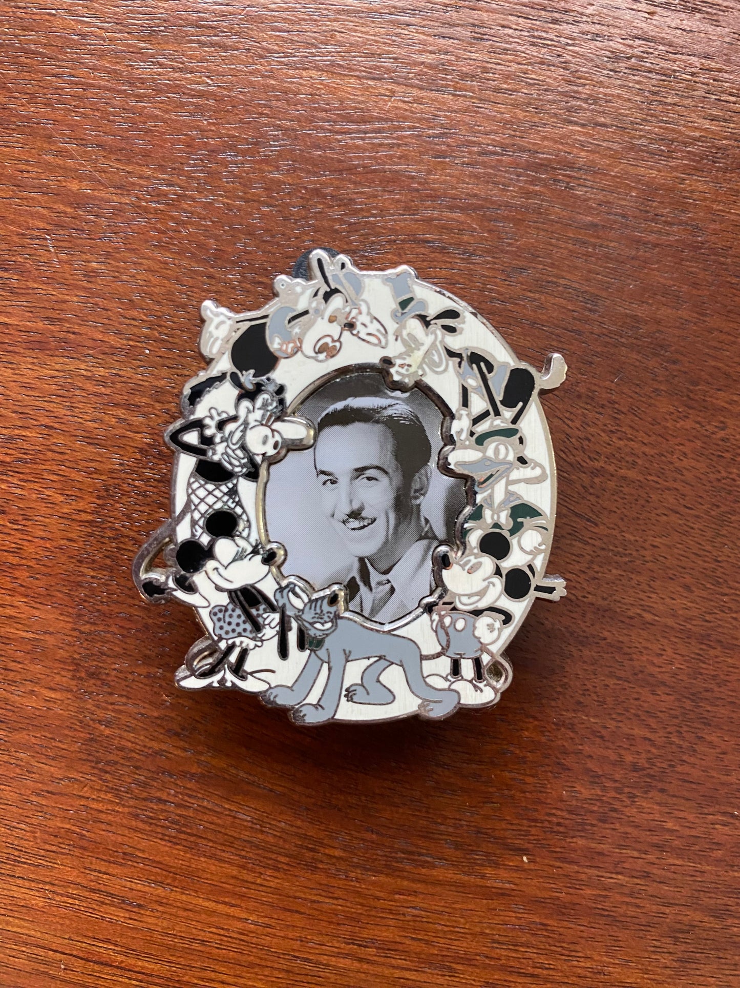 Walt Disney Enamel Painted  Photo Collectible Pin Brooch