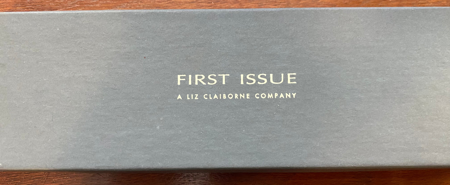 First Issue Liz Claiborne Bracelet Silver Tone in Box