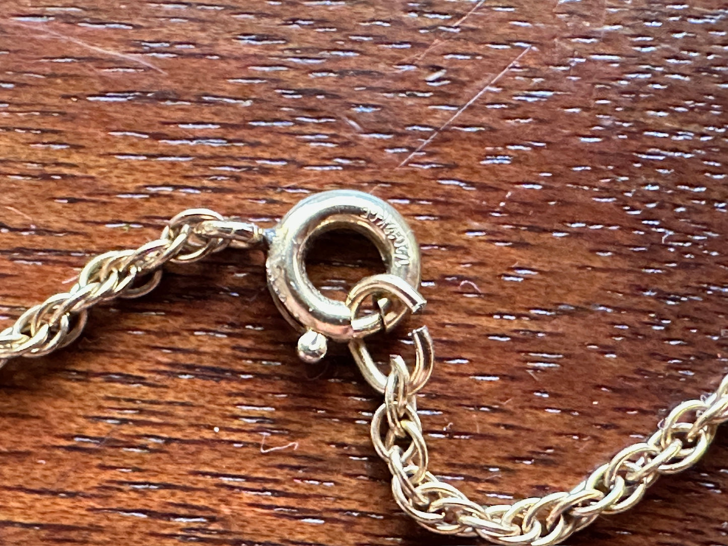 Vintage 1/20 12k Gold Filled Chain Link Necklace 18" Long