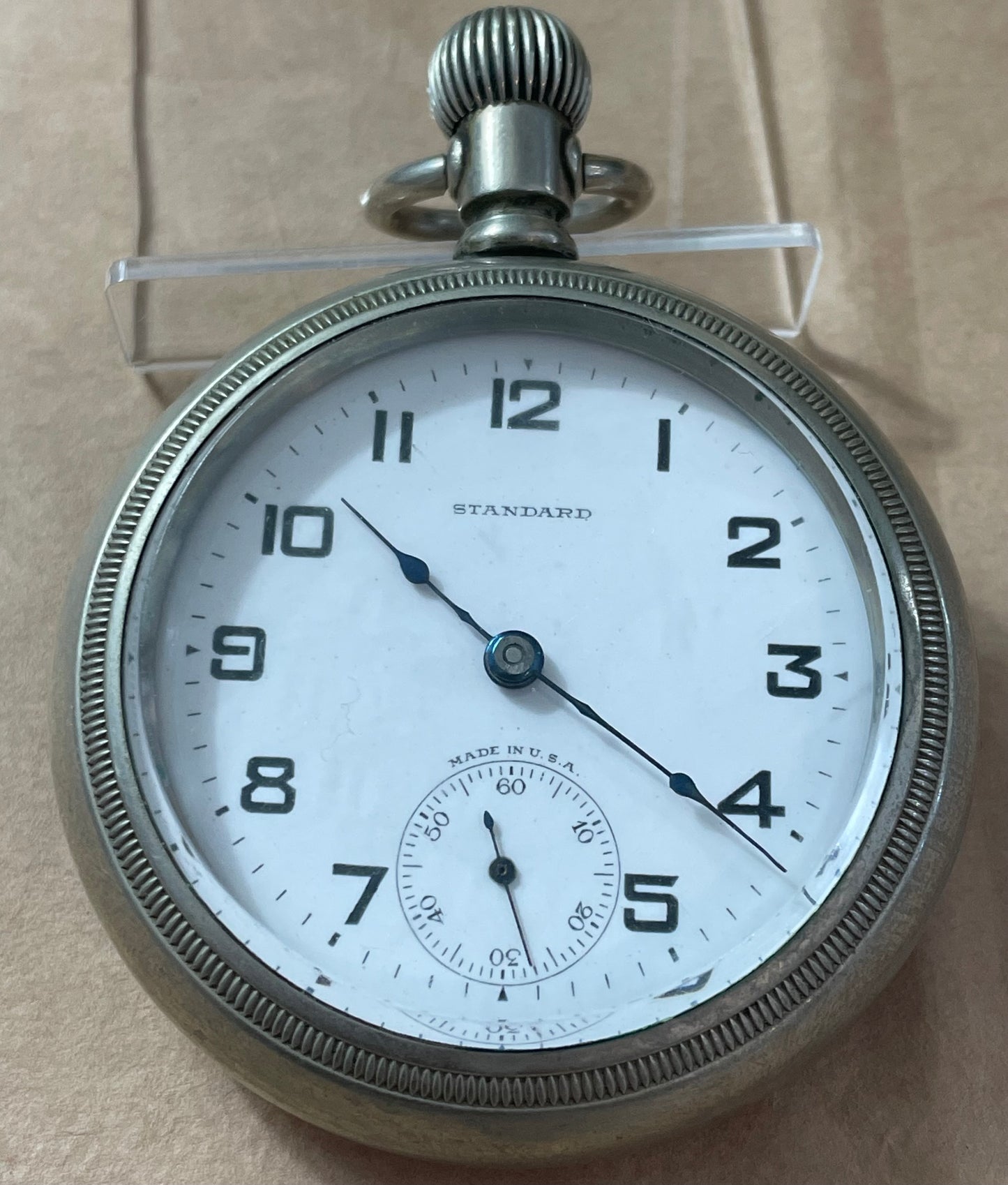 Antique New York Standard Pocket Watch 7J Silverode 1900's