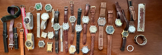Vintage 90's Mens Watch Wristwatch Lot Elgin Timex Expedition Tommy Hilfiger