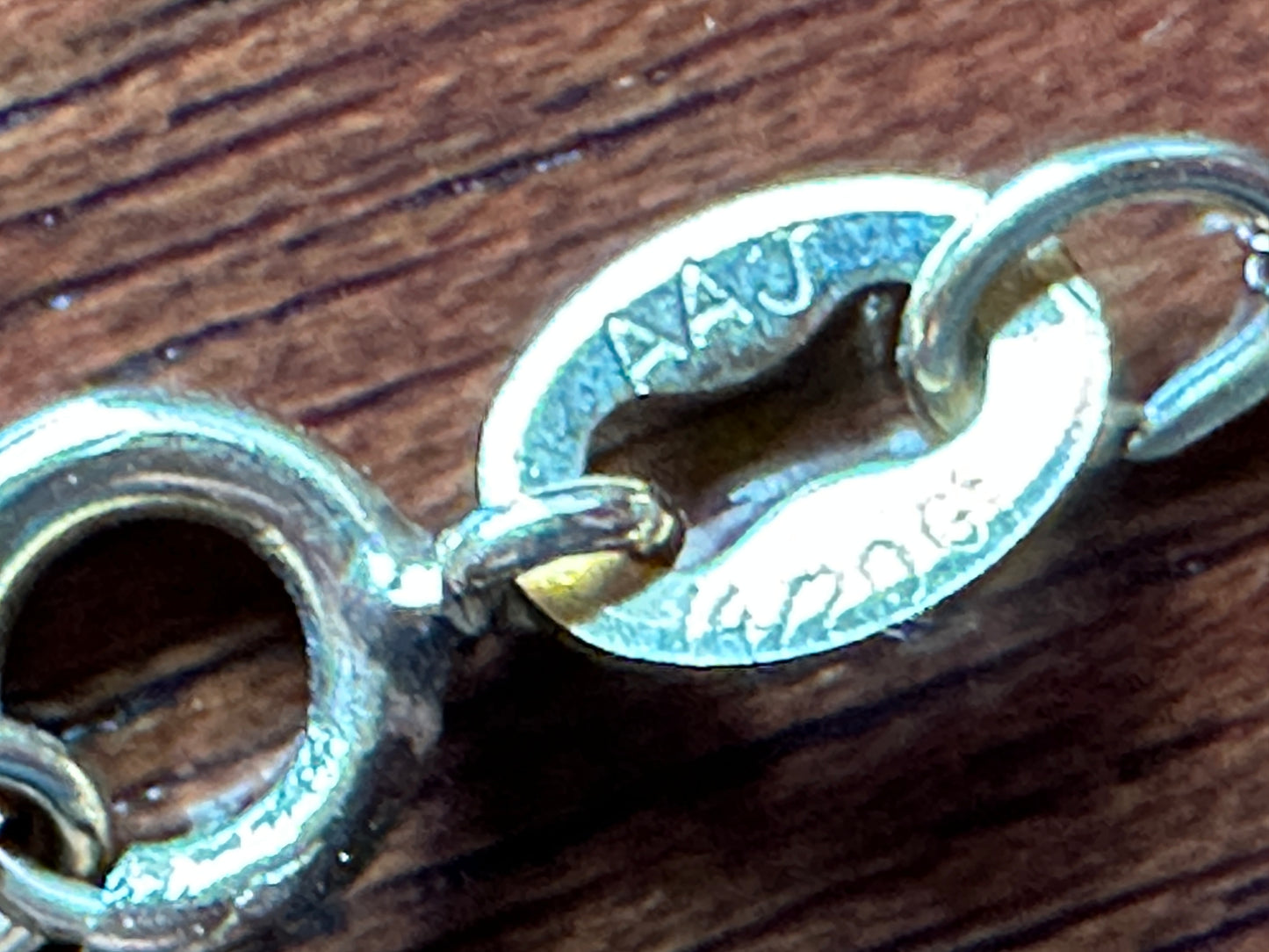Vintage 1/20 14k Yellow Gold Filled Chain Necklace Signed AAJ