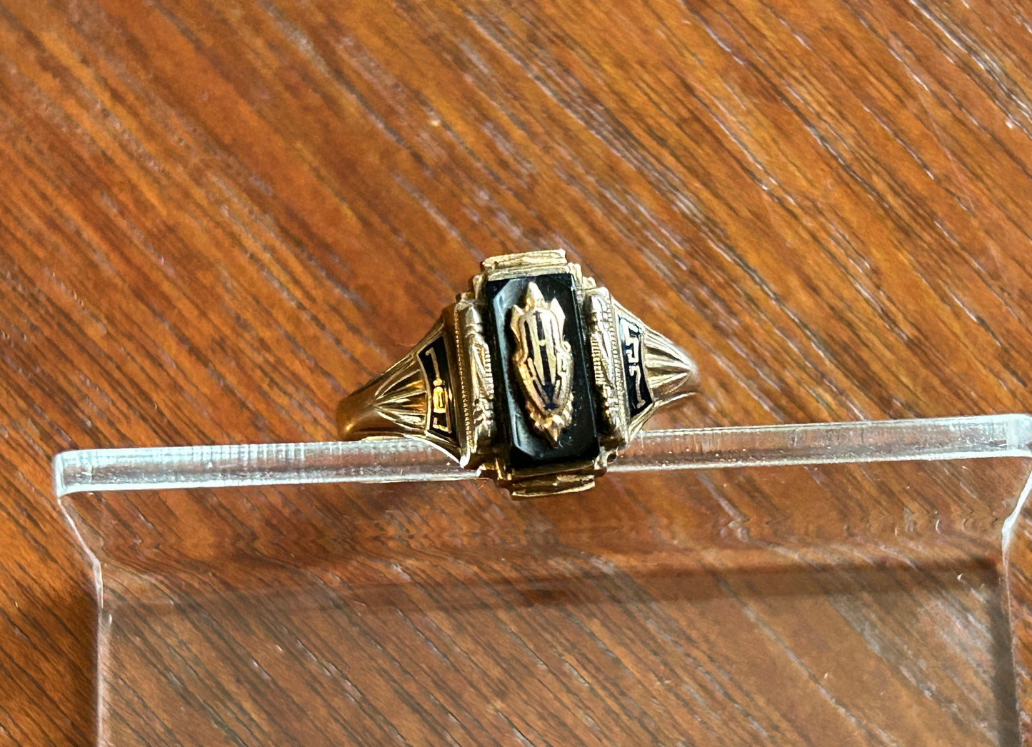 Vintage Josten 10k Yellow Gold 1957 High School Class Ring Sz 7