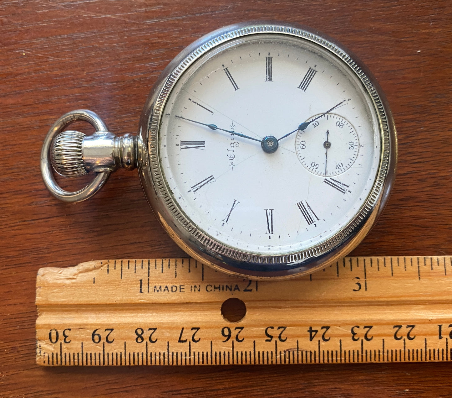 1903 Elgin Grade 218 18s 15j Pocket Watch Silverode