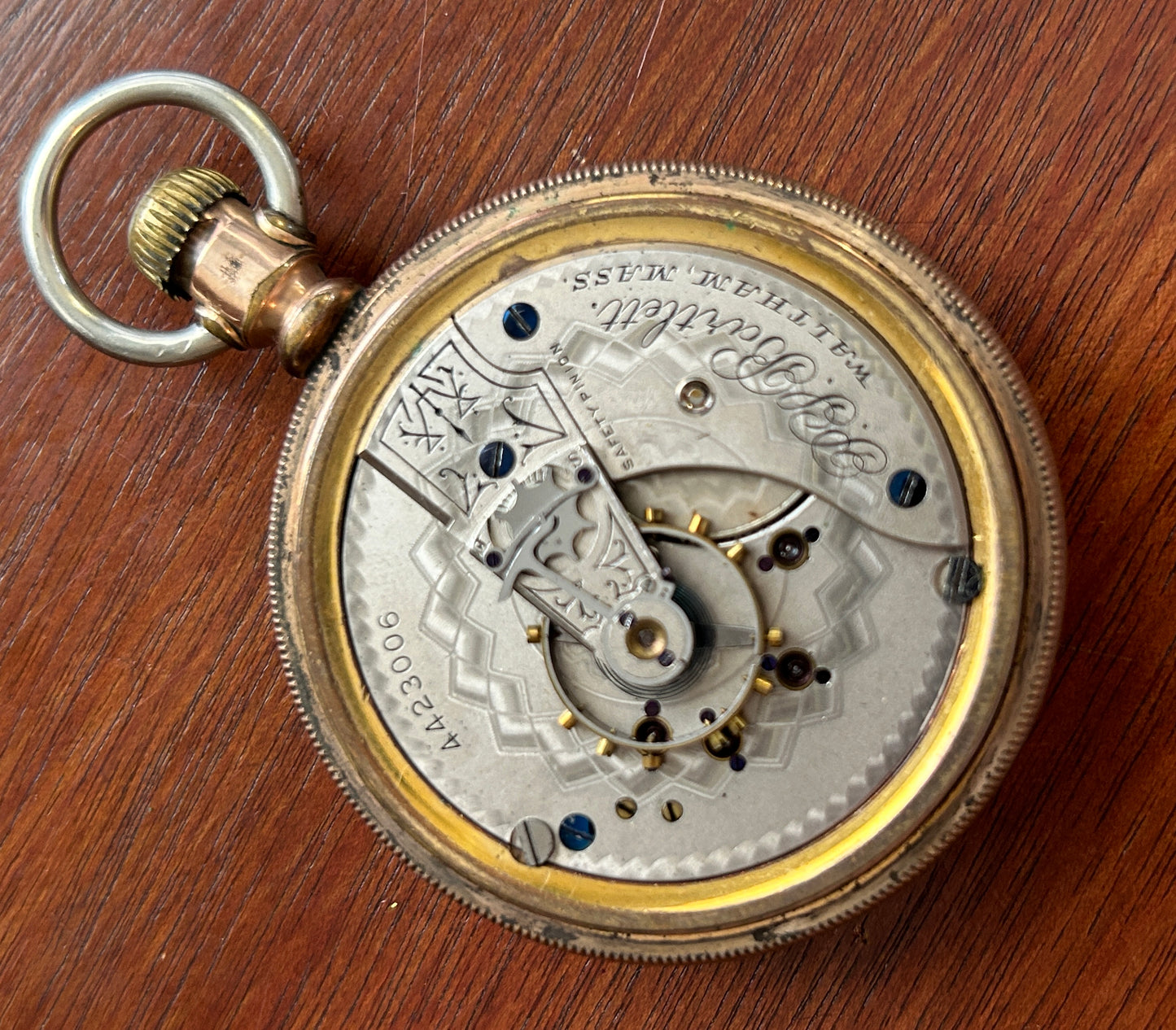 1890 American Waltham PS Bartlett Gold Filled Pocket Watch 18s 15j