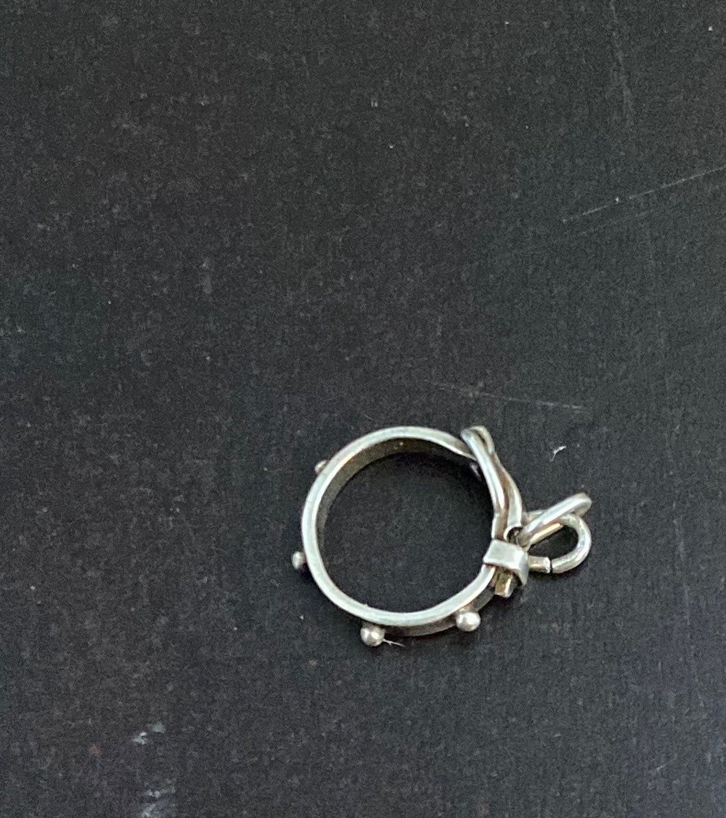 Sterling Silver 925 Belt Collar Charm