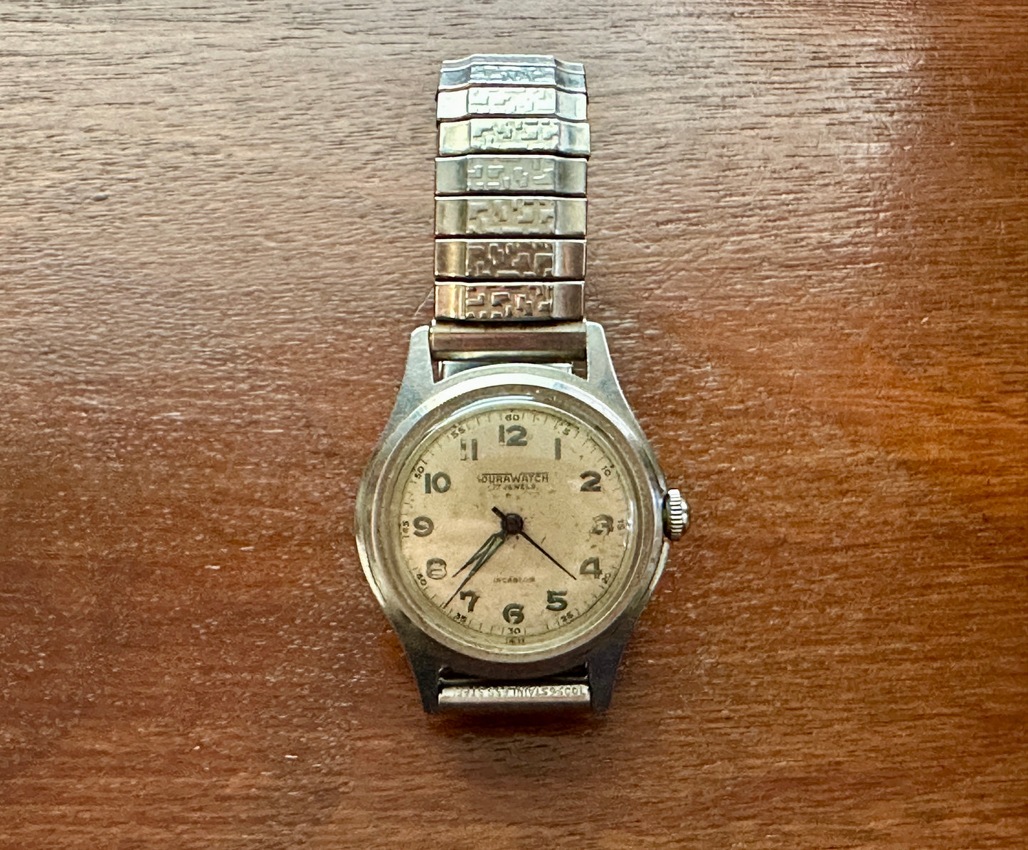 Vintage JuraWatch 17j Manual Mechanical Wind Mens Wristwatch Watch