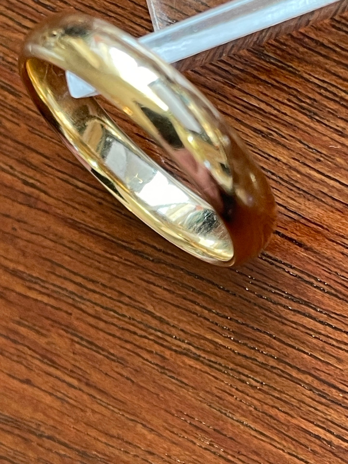 Men's 14k Yellow Gold Wedding Band Ring Sz 9.25