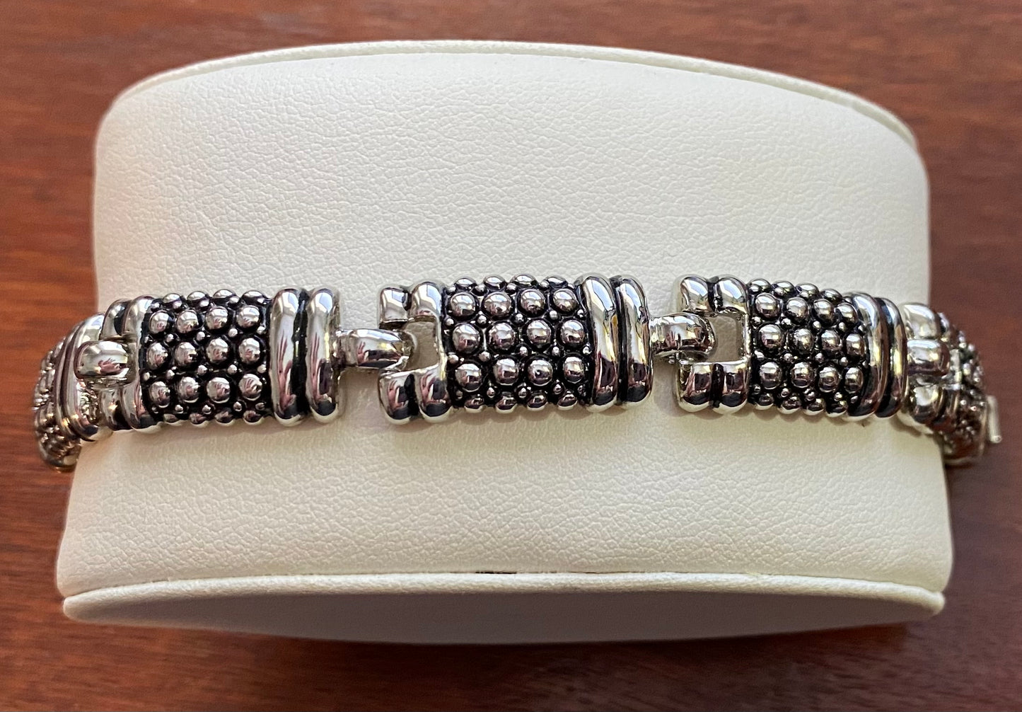 First Issue Liz Claiborne Bracelet Silver Tone in Box