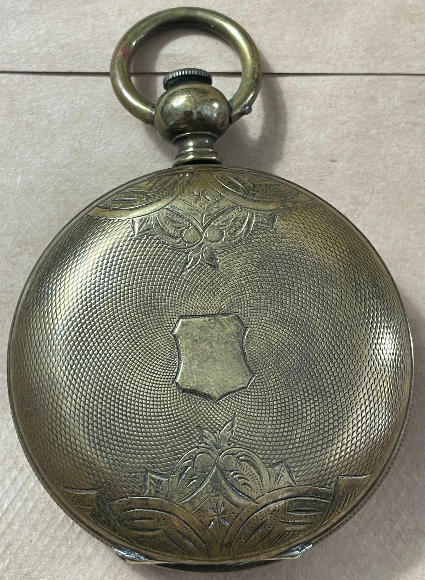 Perret's Pocket Watch New York Key Wind Sterling Fine Case