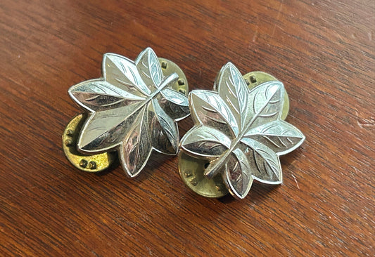 HILBORN Vietnam War 1/20 Silver Filled Antique WWII US Army Officer Pin #832