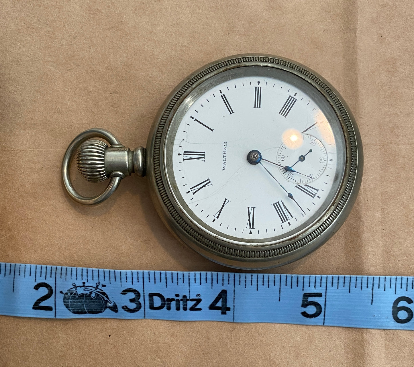 Antique Waltham 1884 Openface Pocket Watch 18s 7J