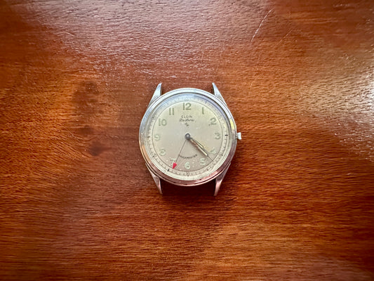 Vintage Elgin Deluxe Shockmaster 685 Military Watch Damaged