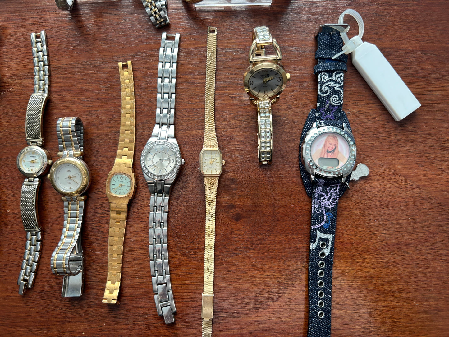 Vintage to Now Womans Watch Wristwatch Lot Gruen Armitron Gold Tone Elgin & More