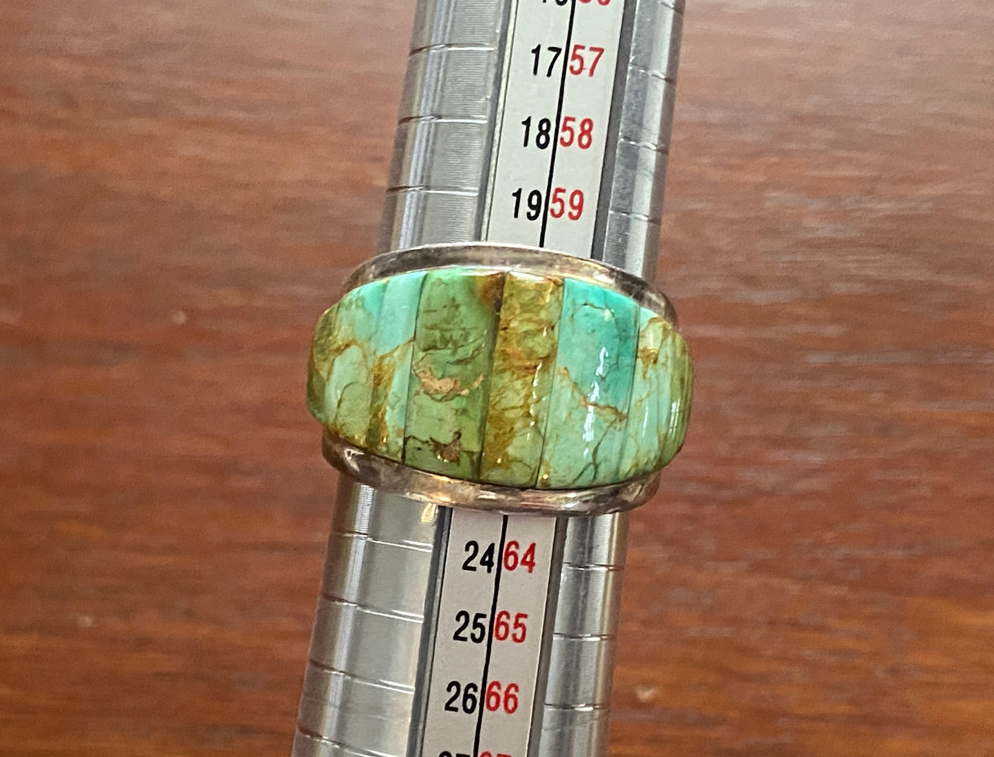 Sterling Silver 925 Turquoise Ring Sz 9.75 Signed White Rock