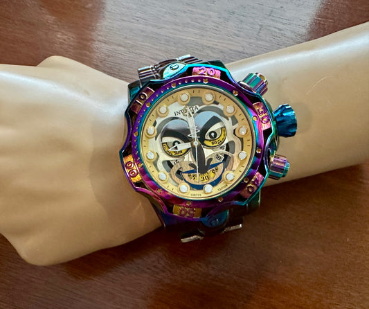 Mens Invicta Limited Edition 5/4000 DC Comics Joker Watch 26790 Metallic