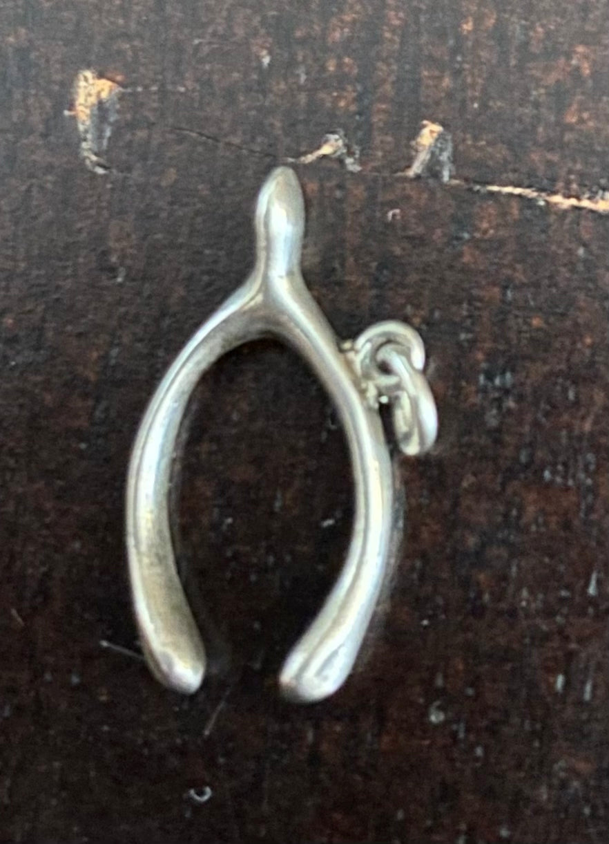 Sterling Silver 925 Wishbone Charm