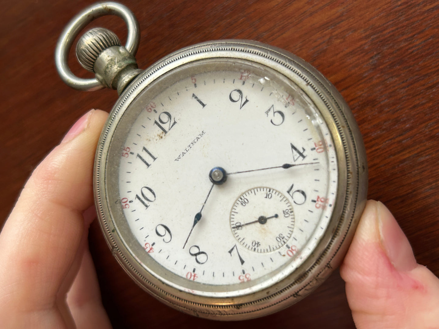 Antique 1904 Waltham Pocket Watch Grade 81 18s 15j