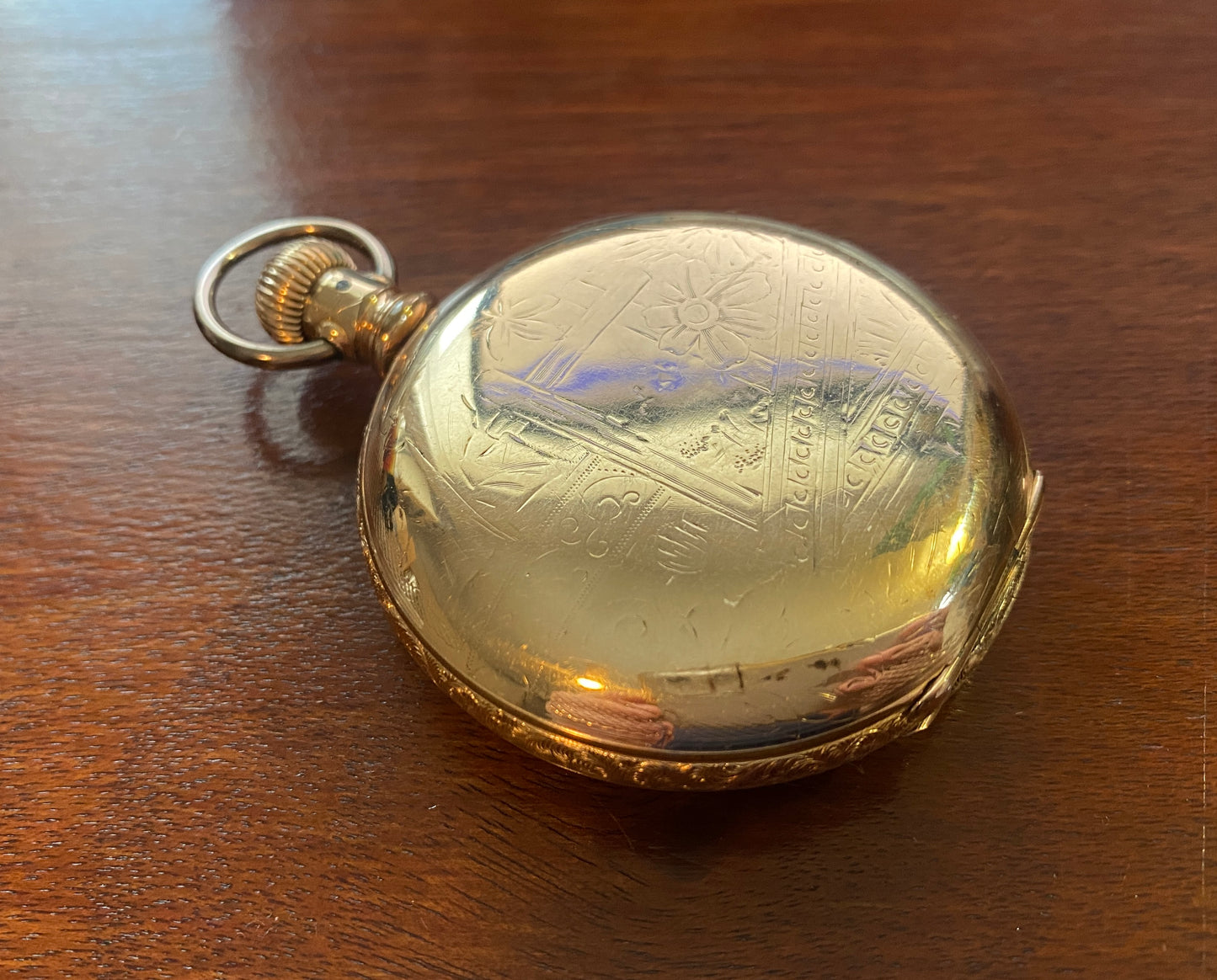 Antique 1890 16s 15j Elgin Case Pocket Watch Gold Filled