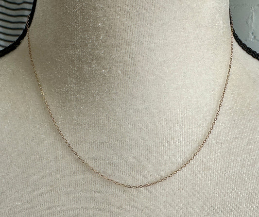 Vintage Sarah Coventry 1/20 14k Yellow Gold Filled Chain Link Necklace
