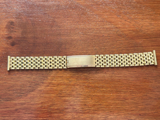 Vintage 1/20 12k Yellow Gold Filled Mens Wrist Watch BAND ONLY