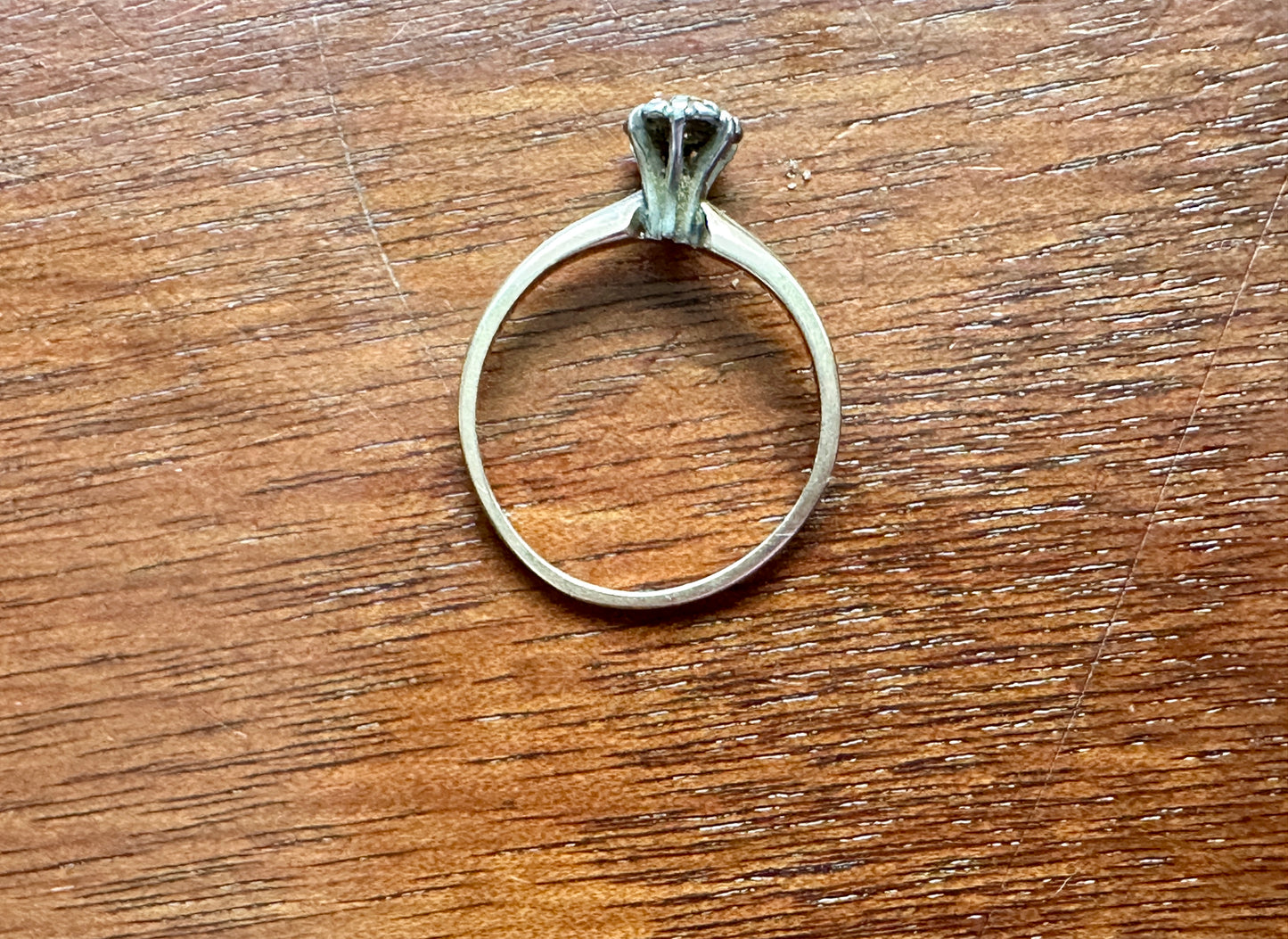 Vintage 10k Yellow Gold Ring Sz 7.75