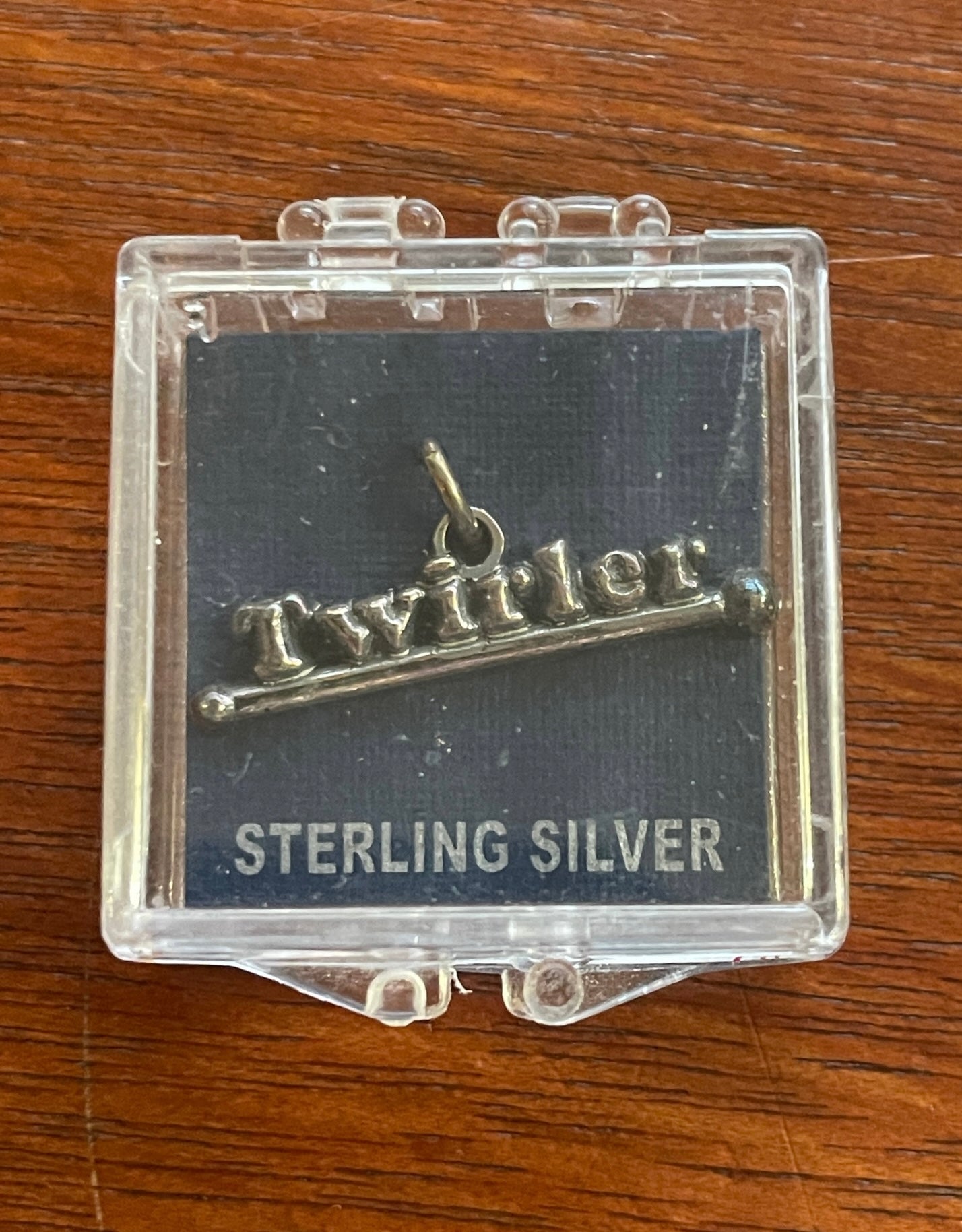 Vintage Sterling Silver 925 Twirler Charm Majorette Baton