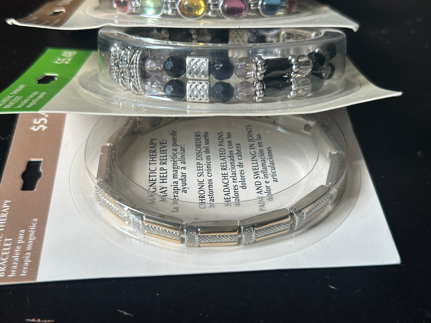 NOS New Magnetic Therapy Bracelet Lot