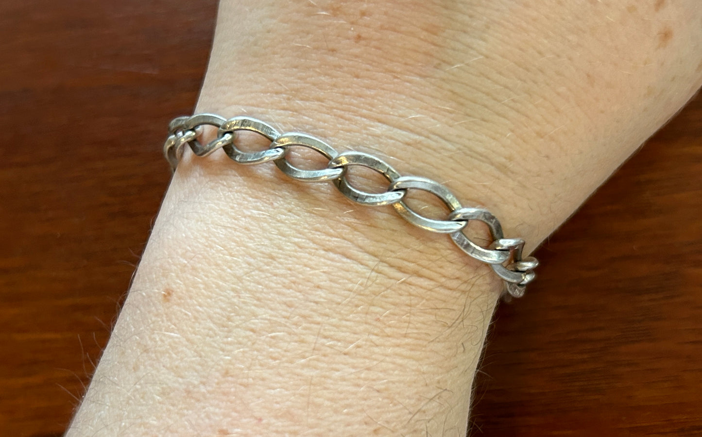 Vintage Sterling Silver 925 Chain Link Bracelet