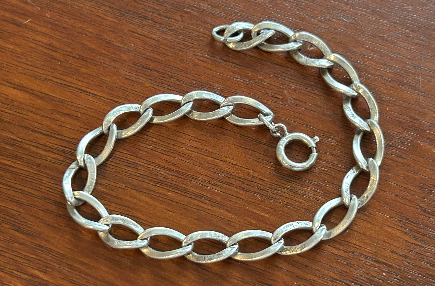 Vintage Sterling Silver 925 Chain Link Bracelet