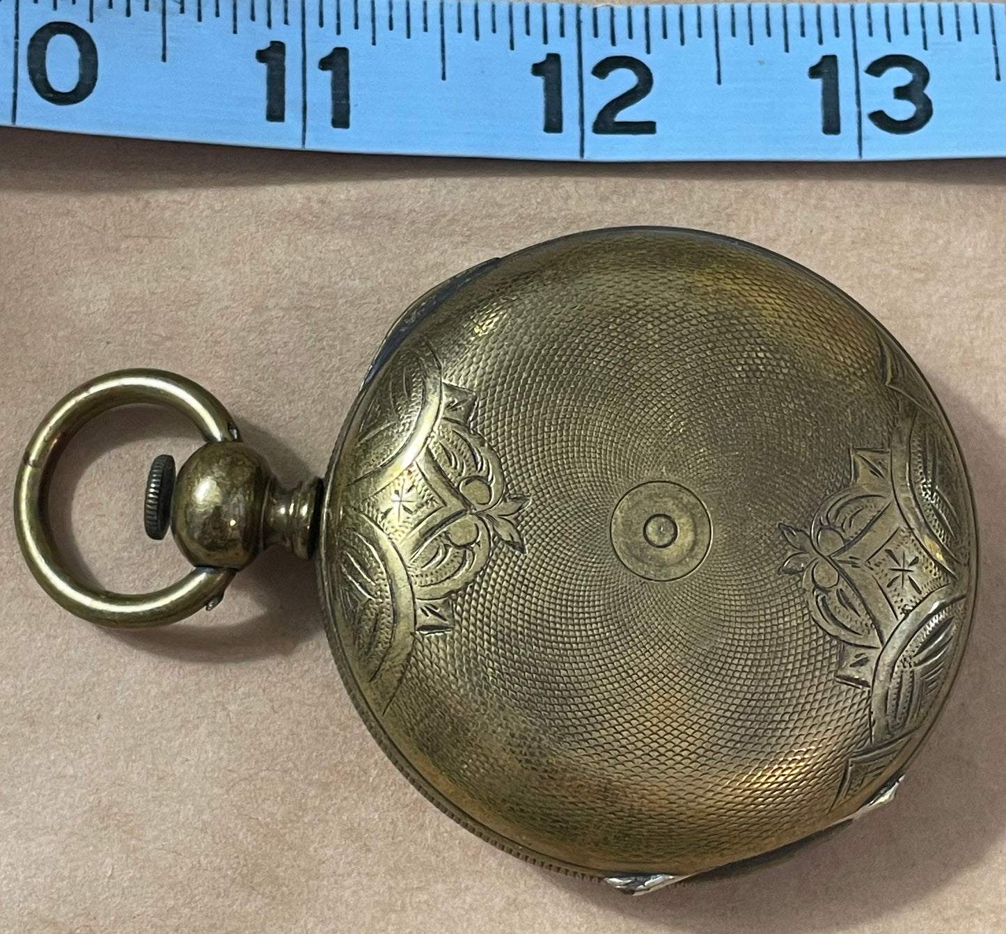 Perret's Pocket Watch New York Key Wind Sterling Fine Case