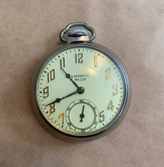 Vintage Everbite Major Pocket Watch