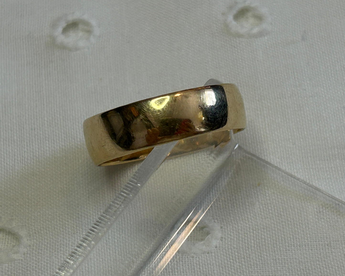 Vintage Garland 14k Yellow Gold Wide Band Ring Sz 10.75