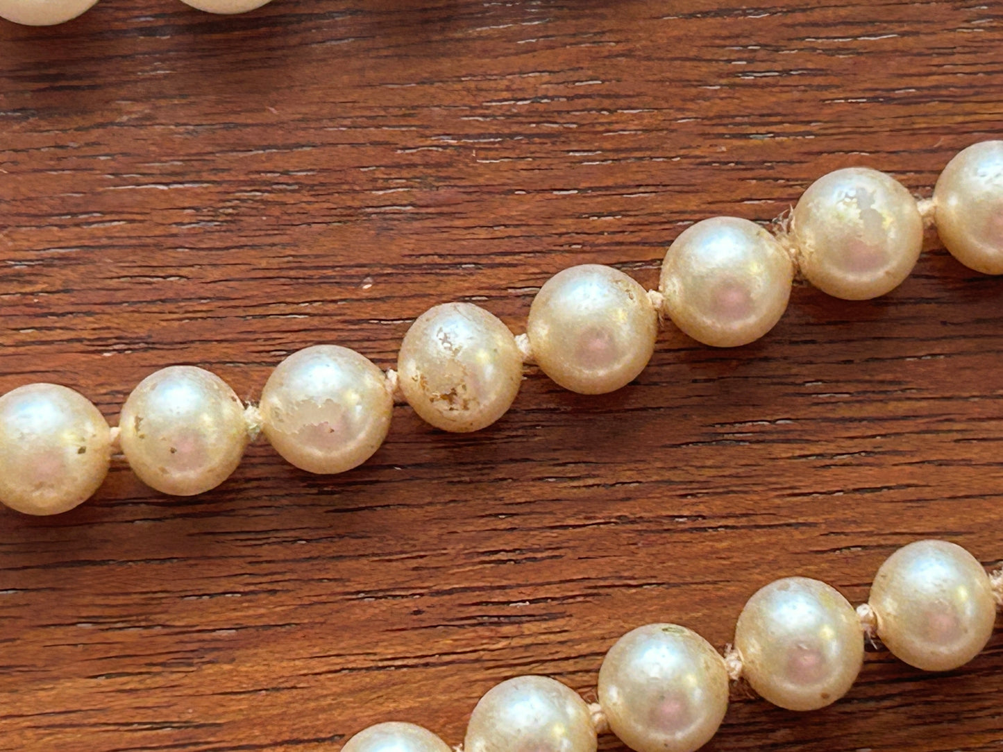 Vintage to Now Faux Pearl Necklace Bracelets Sterling Clasp Chain Multistrand