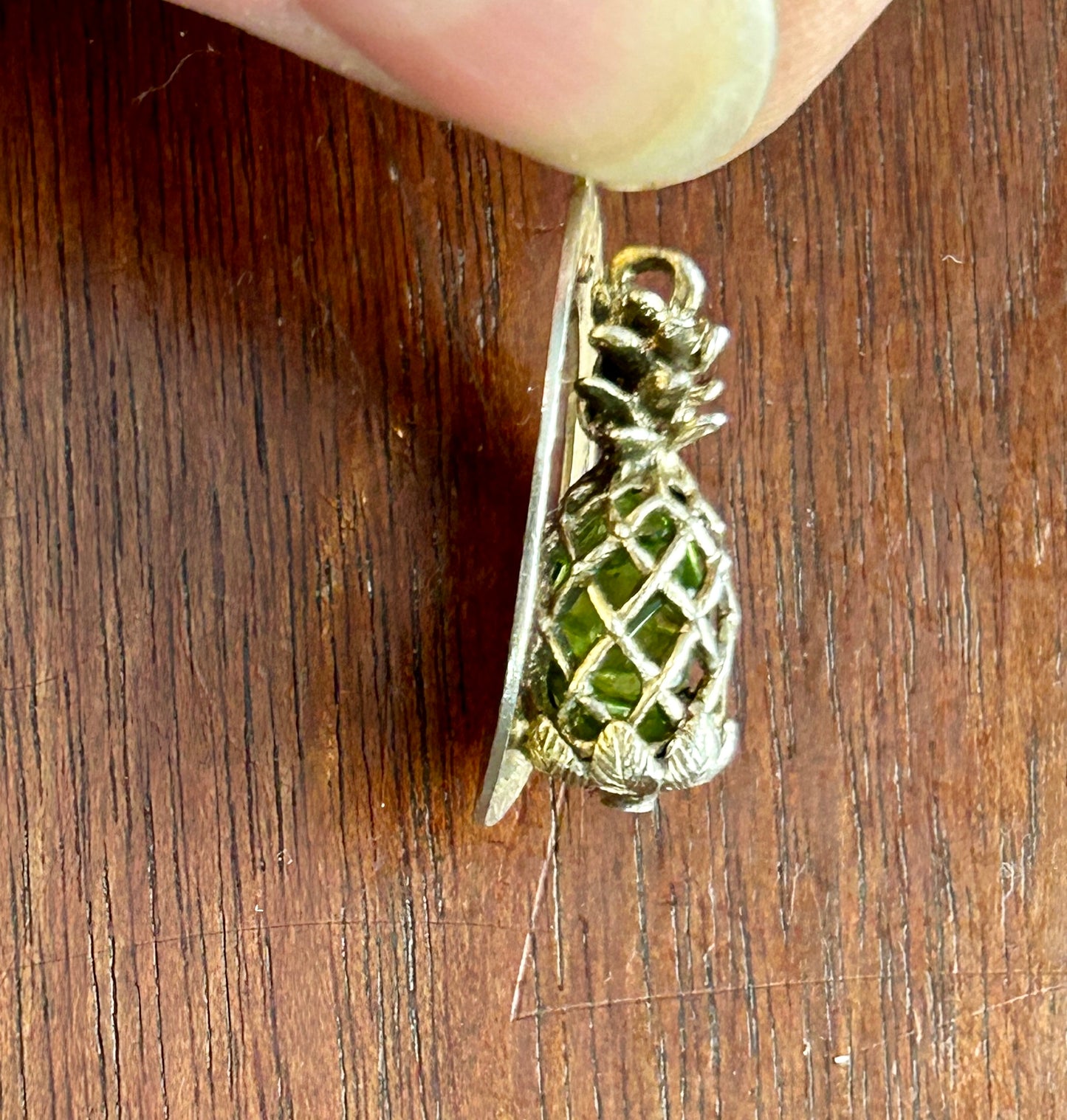 Vintage 12k Gold Filled Souvenir Hawaii Pineapple Charm Pendant