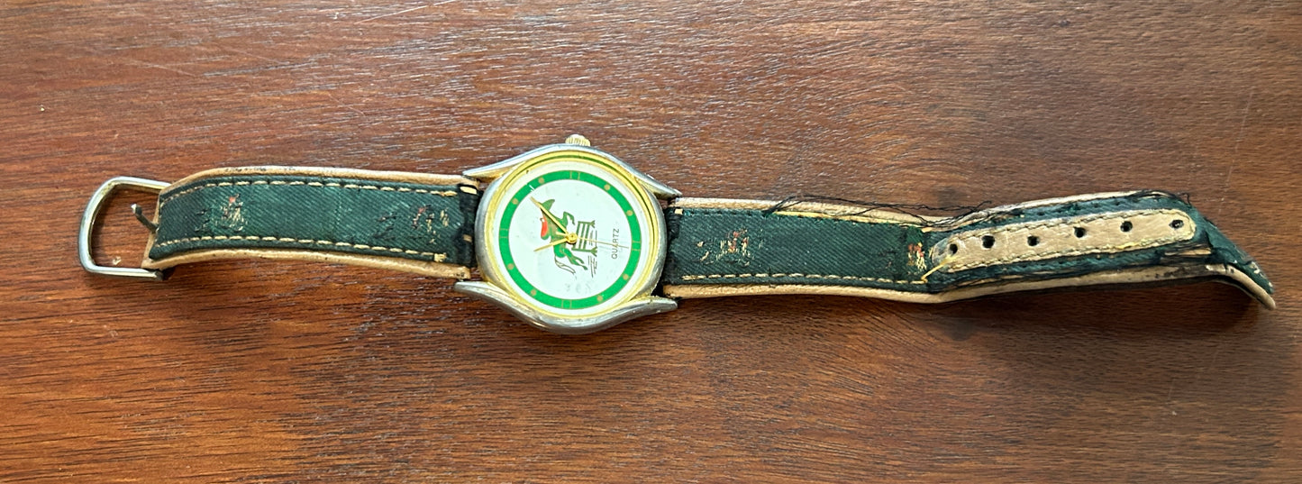 Vintage Derby Horse Racing Quartz Wristwatch AS IS