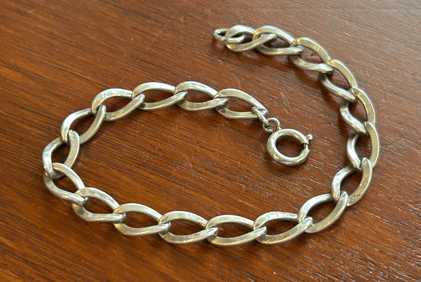 Vintage Sterling Silver 925 Chain Link Bracelet