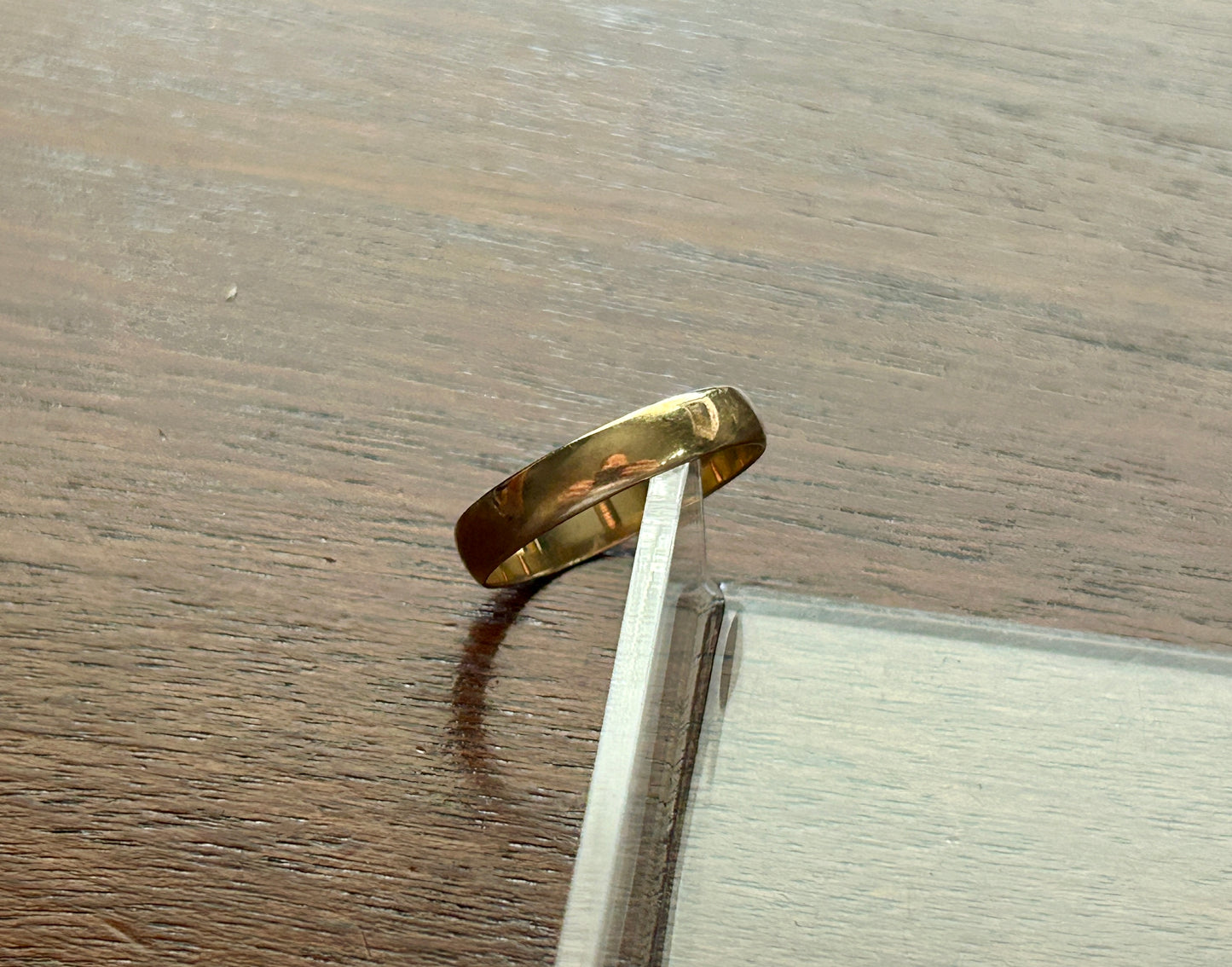 Vintage 10k Yellow Gold Wide Mens Wedding Band Ring Signed RMI Sz 8.5