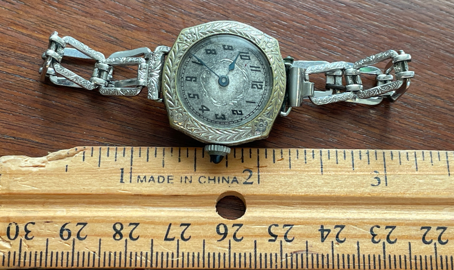 Vintage 12k Gold Filled Art Deco Watch