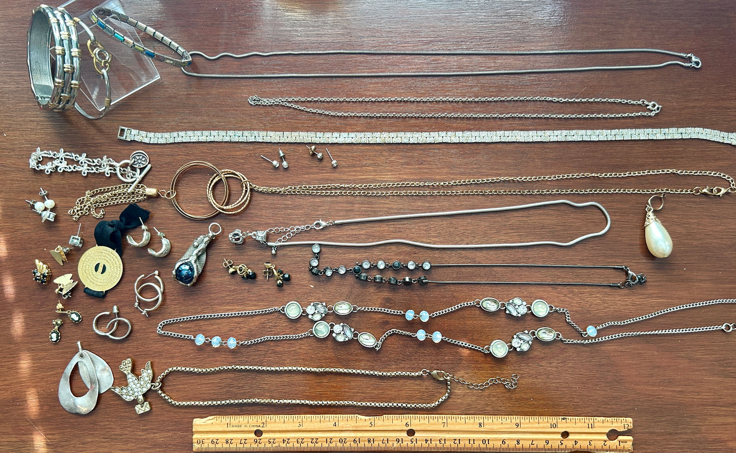 Vintage to Now Jewelry Lot Stud Earrings Necklaces Bracelets Pendants Silver