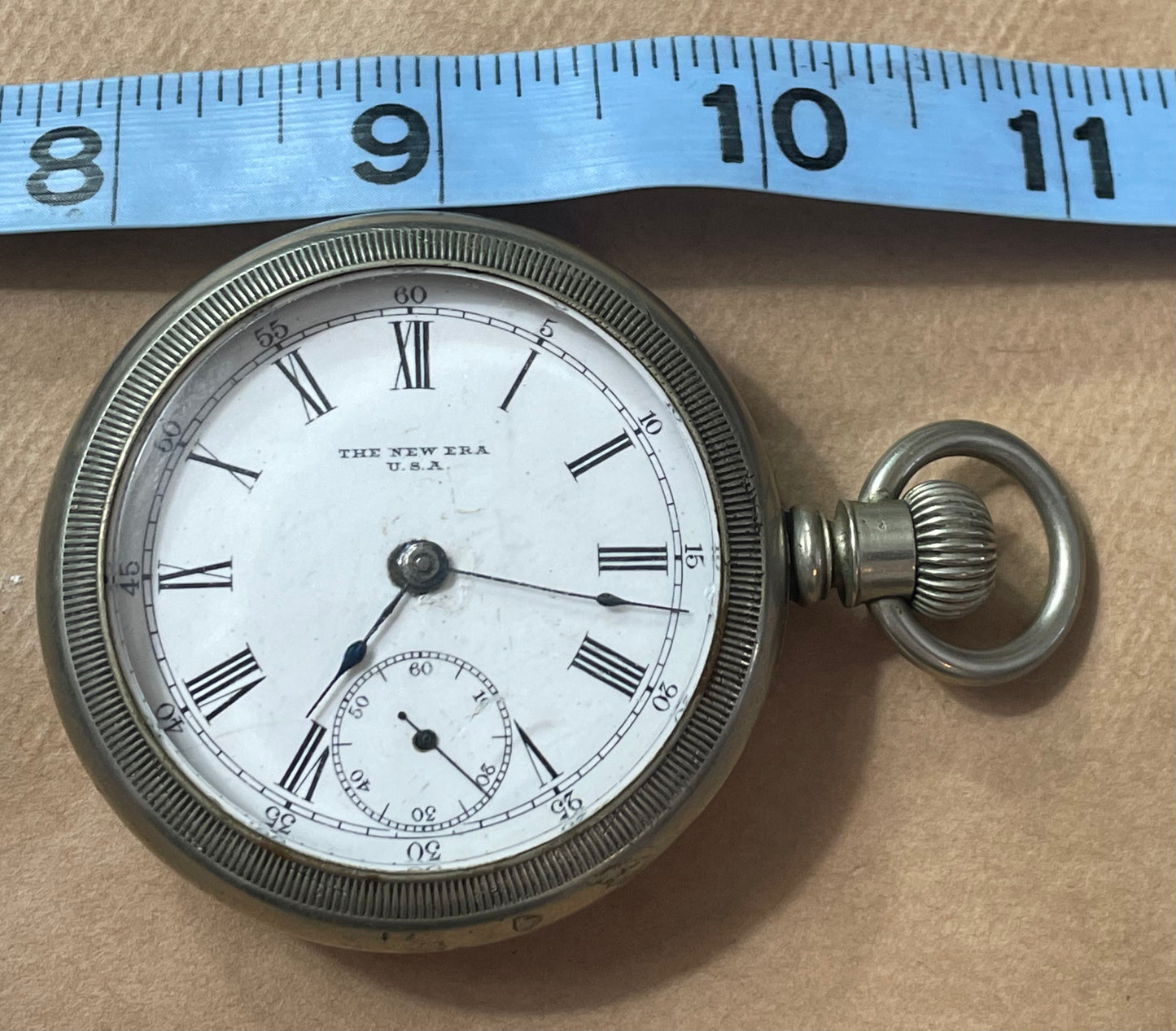 The New Era Silverine Pocket Watch Lancaster Watch Company 1880's