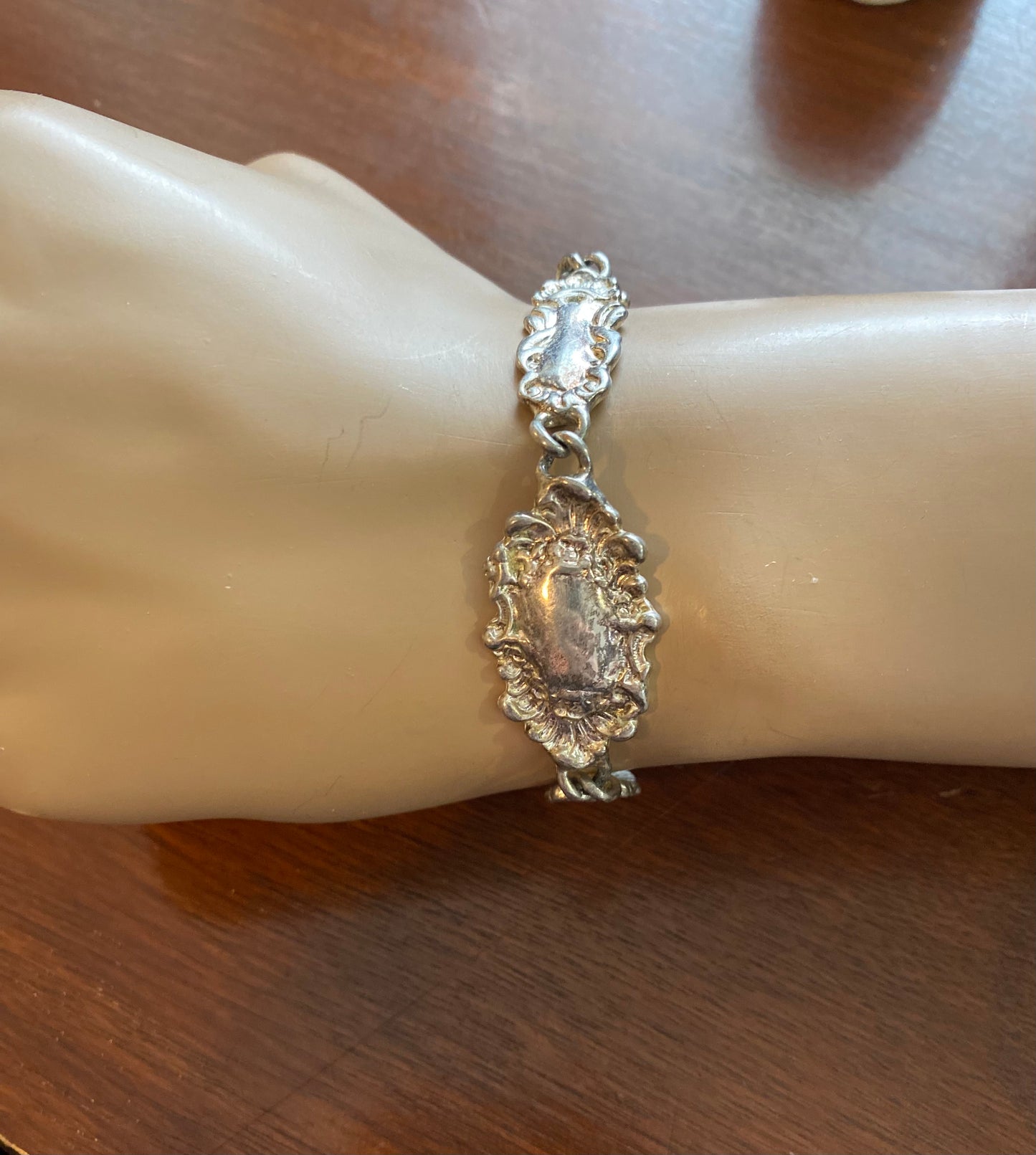 Premier Designe Silver Tone Toggle Clasp Bracelet