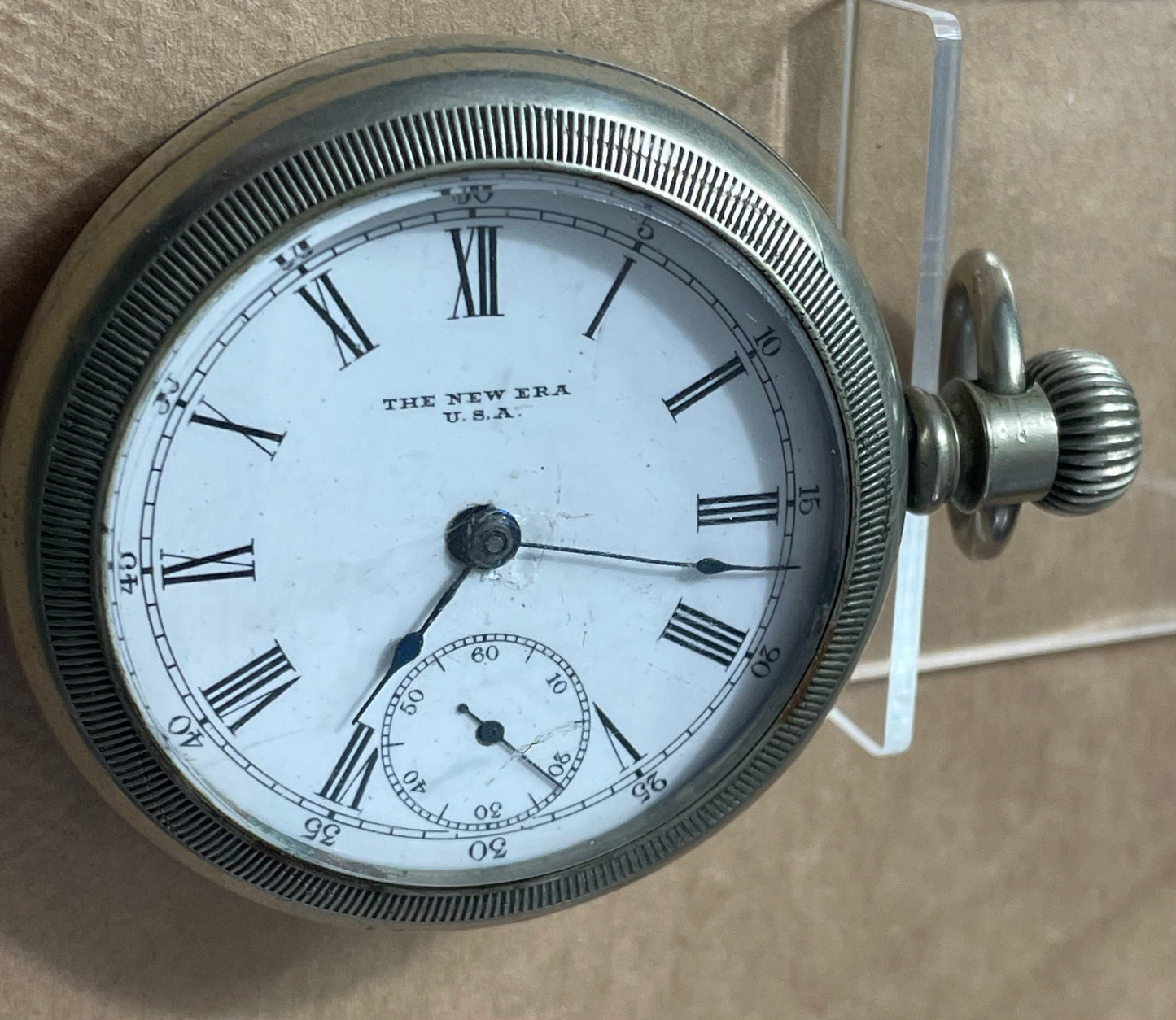 The New Era Silverine Pocket Watch Lancaster Watch Company 1880's