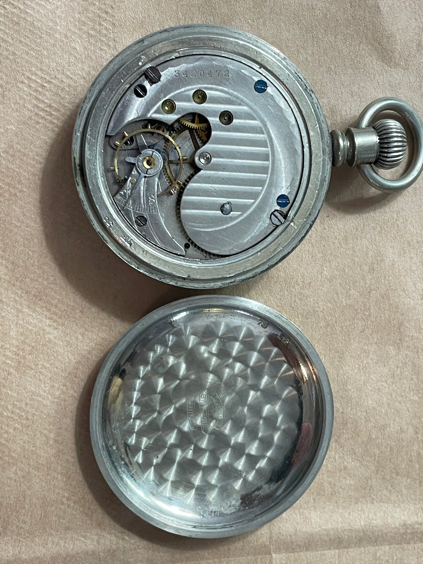The New Era Silverine Pocket Watch Lancaster Watch Company 1880's
