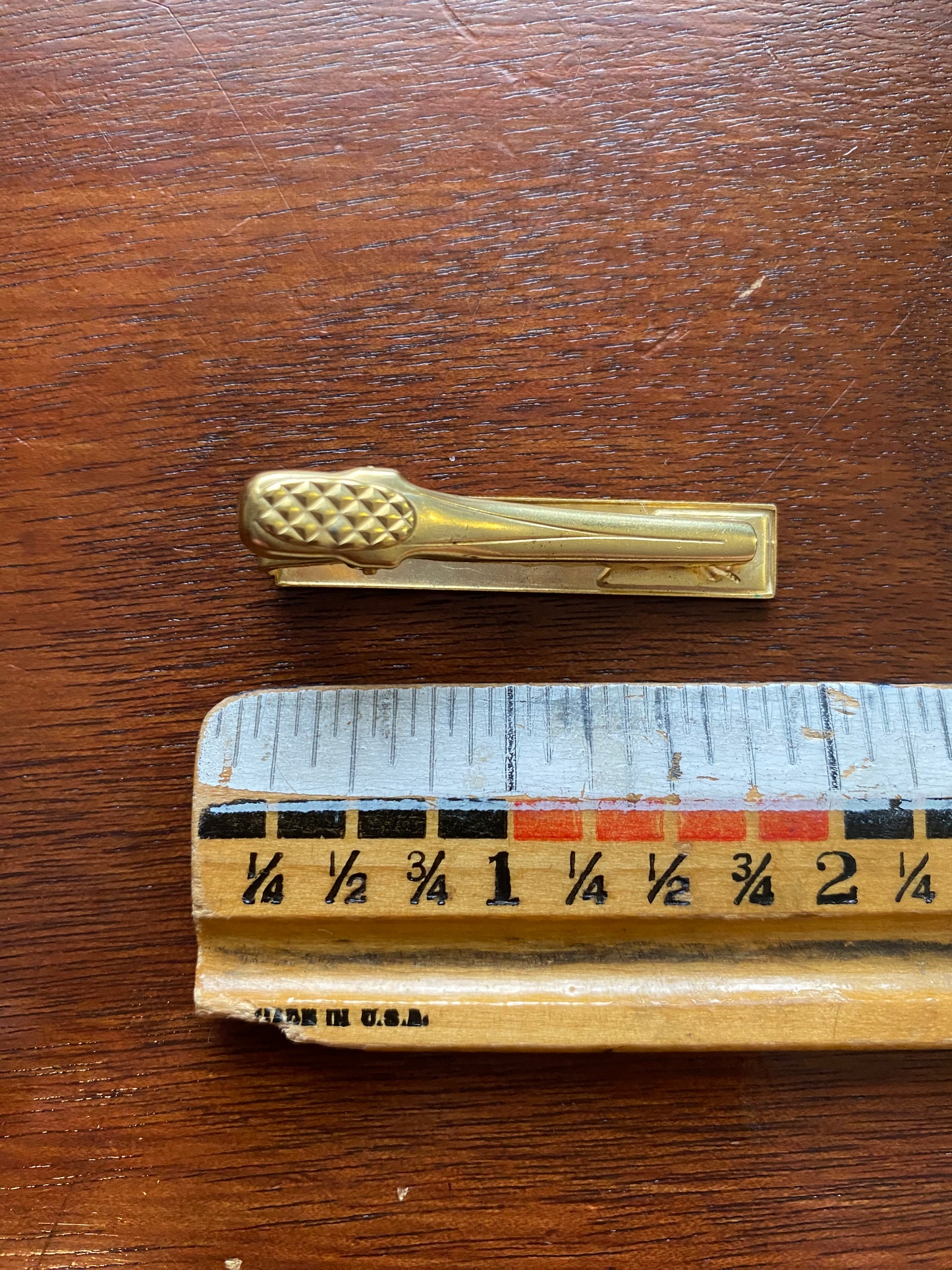Vintage Gold Black Tone Horse Cufflink Tie Clip Set