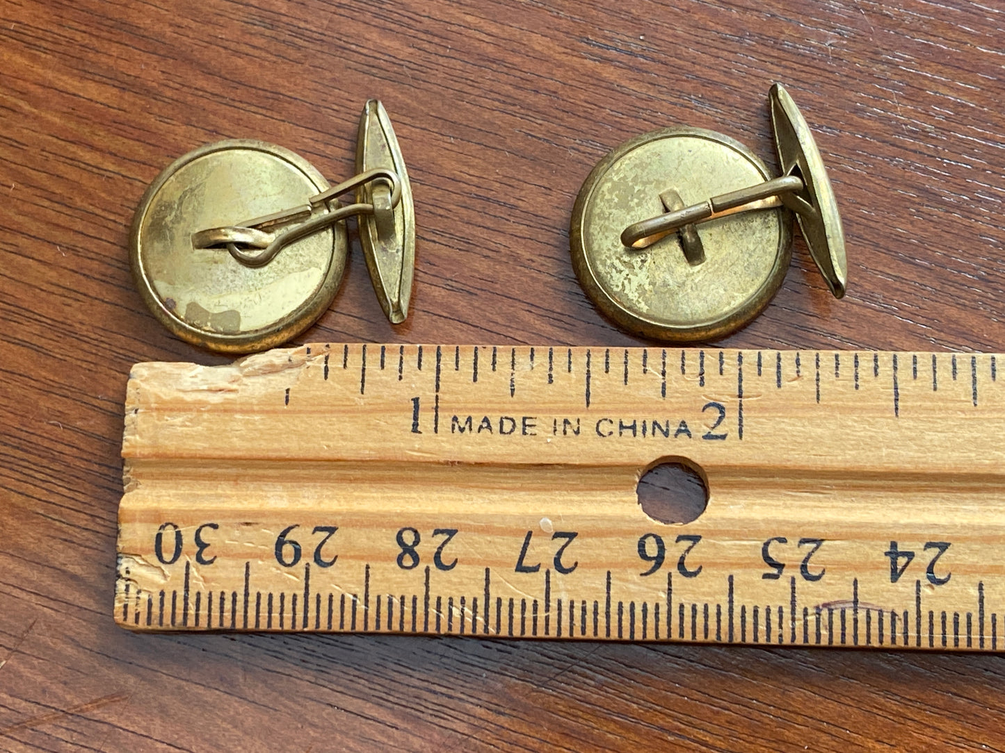 Vintage Bronze Tone Fly Fishing Cufflinks