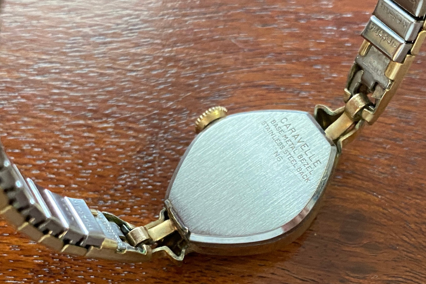 Vintage Rolled Gold Caravelle Womens Manual Wind Wristwatch