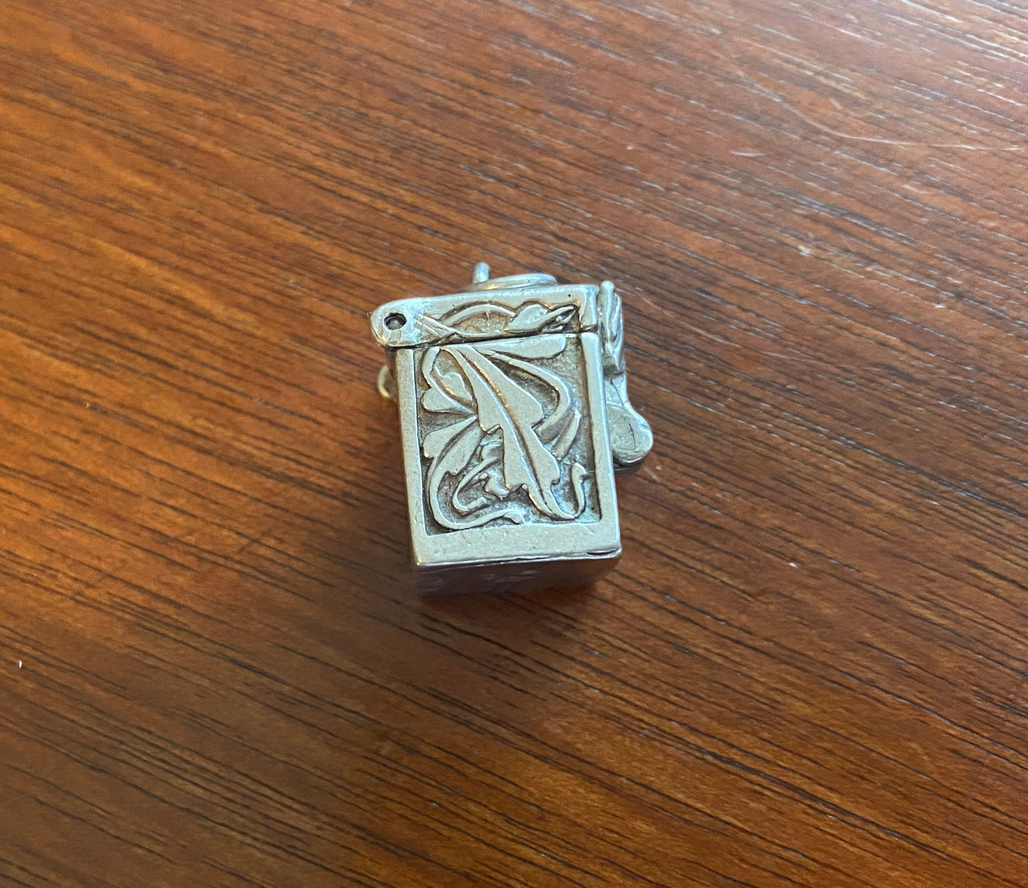 Sterling Silver 925 Wish Box Necklace Pendant