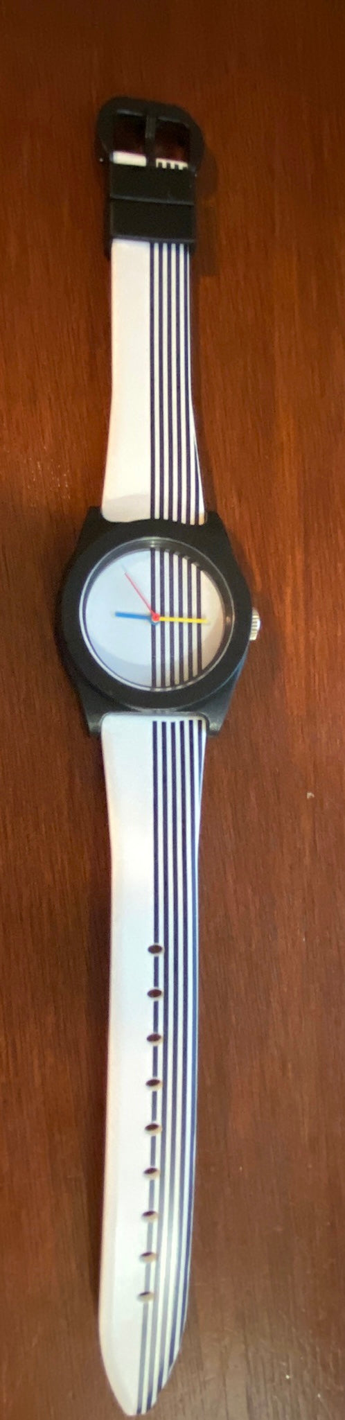 Vintage 80's 90's NOS Memphis Style Wristwatch Post Modern Quartz