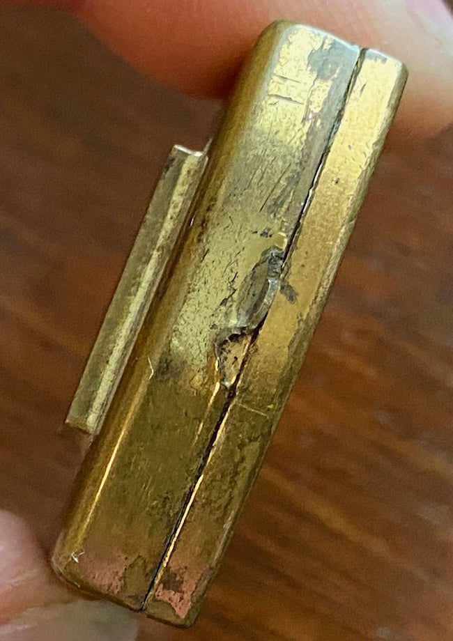 Vintage Weldwood Gold Tone Watch Face AS IS for Parts